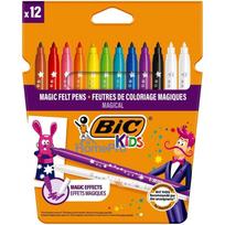 Felt-tip pens Bic Magic, one-sided, 12 pcs