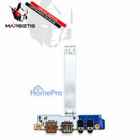 GIGABYTE RC57 AX211NGW, G5 MF5 KF5, 6-71-NP5K8-D02A RTX3050TI 3050TI AUDIO / USB jack board with ribbon