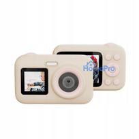 SJCam FunCam Plus Digital Camera for Kids 10MP HD 1080p 2.4" LCD 650mAh Battery Beige