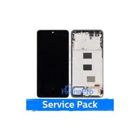 Screen for Xiaomi Redmi Note 14 5G / Poco M7 Pro 5G with frame / Lunar Dust / (Service Pack)