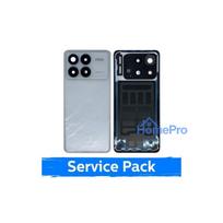 Back cover for Xiaomi Poco F6 Pro 5G / White / (Service Pack)