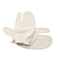 1/2PCS SPA Raw Silk Massage Gloves Reusable Soft Comfortable Silk Bath Scrubbing Gloves Quick-Drying Body Care white