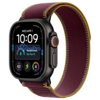 Apple Watch Ultra 4 Titanium Cellular 49mm Schwarz (Trail Loop burgunder) S / M