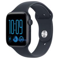 Apple Watch SE 3 Aluminium 44mm Mitternacht (Sportarmband navyblau) S / M