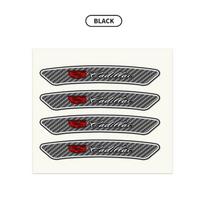 4 vnt./rinkinys Automobilio ratlankio lipdukas Emblema Dekoracija Cadillac Emblemai ESCALADE ATS BLS CT4 CT6 SRX STS XT4 XT5 SLR XT6 XTS gray