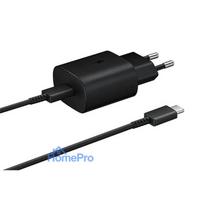 Samsung EP-TA800EBE + EP-DA905BBE Samsung 25W Travel Charger + USB-C / USB-C Data Cable Black (OOB Bulk)