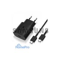 Charger Samsung EP-TA800B black 25W (incl. packing) + Type-C cable / 100% Genuine /