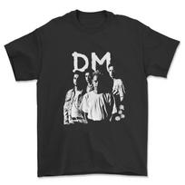 Vtg Depeche Mode Band For Fans Cotton Black Full Size Unisex Shirt Unisex T-Shirt 5XL įvairiaspalvis