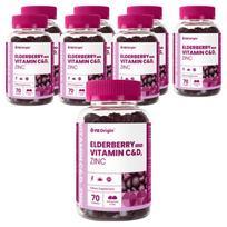 NZ Origin Elderberry Flavored Vitamin C & D Zinc 70 Tablets (8 pcs)