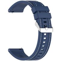 Silikoninis dirželis Xiaomi Watch S4 S3 S2 S1 Mi Color 2 laikrodžiams, minkštas sportinis dirželis Xiaomi Watch 2 Pro apyrankei, greito atsegimo 22MM width strap blue