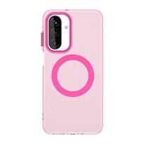 For Samsung Galaxy A26 5G Case Magsafe Wireless Charging Cover Samsung Galaxy A06 A16 A26 A36 A56 5G Matte TPU Phone Case Bumper Galaxy A56 5G raudona