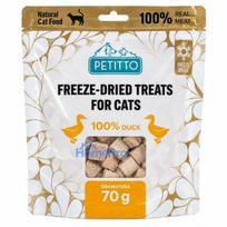 PETITTO Freeze-dried duck treats - cat treats - 70g