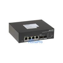 Switch Hikvision ZARZĄDZALNY SWITCH PRZEMYSŁOWY POE DS-3T1506HP-EI-UPS / NO POWER UNIT 4-PORTOWY SFP