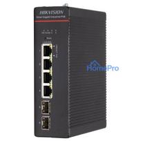 Switch Hikvision ZARZĄDZALNY SWITCH PRZEMYSŁOWY POE DS-3T1506HP-SI-4P2F / NO POWER UNIT 4-PORTOWY SFP