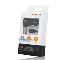 Forever M-01 car charger Micro USB 5V 1A 2.5M Black