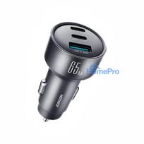 Joyroom Joyroom JR-CCN19 65W 3-in-1 car charger Dark gray