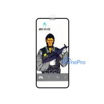 Screen protection glass "ESD Anti-Fingerprint Frosted" Apple iPhone 16 Pro / iPhone 17 black bulk