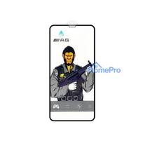 Screen protection glass "ESD Anti-Fingerprint Frosted" Apple iPhone 14 Pro Max black bulk