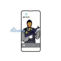 Screen protection glass "ESD Anti-Fingerprint Frosted" Apple iPhone 17 Pro black bulk