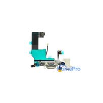 Flex for iPhone 5S for audio and charging connector with microphone white ORG