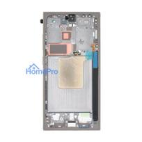 Middle housing Samsung S928 S24 Ultra Titanium Grey / Violet / Orange original (service pack)