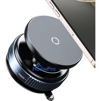Magnetic Car Phone Mount – 360° Adjustable, Foldable with Vacuum Base Fixation