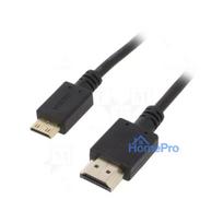 Cable HDMI 2.0 HDMI plug, mini HDMI plug PVC 1.8m 3D, 4K, ARC, UHD 2160p