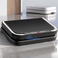 Smart Vibration Plate Fitness Platform with Bluetooth & Resistance Bands – Full Body Workout with Music!