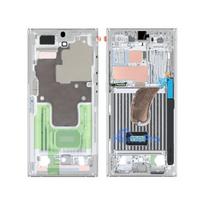 Middle housing Samsung S918 S23 Ultra Cream original (used Grade B)