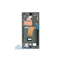 Middle housing Samsung S918 S23 Ultra Green original (used Grade B)