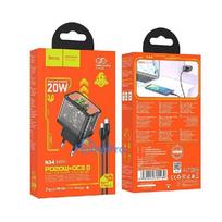 Charger Hoco N34 + "USB-C (Type-C) to USB-C (Type-C)" (1xUSB-C 1xUSB 20W)