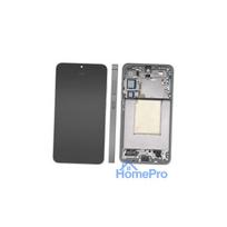 LCD screen Samsung S936 S25 Plus with touch screen and frame Silver Shadow / Light Grey original (assembled service pack
