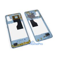 Middle housing Samsung A515 A51 2019 Prism Crush Blue with buzzer and sides buttons original (used Grade B)