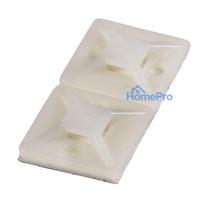 Adhesive pad for straps HAUPA 262162 (100pcs, white, 28x28)