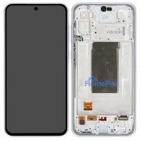 LCD screen Samsung A366 A36 5G with touch screen and frame Awesome Lavender original (service pack)