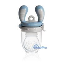 Jaunums! Akcija! Kidsme Food Feeder bērna ēdināšanas ierīce cietiem produktiem (liels) Azure no 6 mēn. 160337AZ