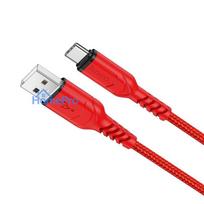 Cable USB A to USB C Hoco QC 3A 1 m X59 red