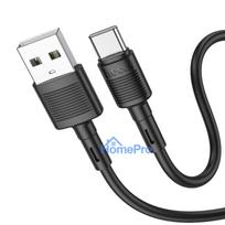 Cable USB A to USB C Hoco 3A 1 m X83 black