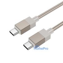 Cable USB C to USB C Hoco 3A 60W 1 m X110 gold