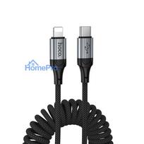 Cable USB A to Lightning Hoco PD 2,4A 1,5 m X121 black
