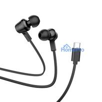 Wire earphones USB C Hoco M86 black