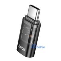 Adapter USB C to Lightning Hoco UA36D transparent black