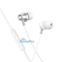 Wired earphones with microphone Jack 3,5 mm Hoco M119 silver