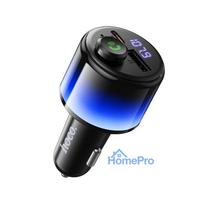 Car ransmiter bluetooth Hoco 2 x USB A + USB C QC3.0 PD 42W E166 black