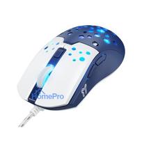 Wired mouse Hoco GM51 Gaming white / blue