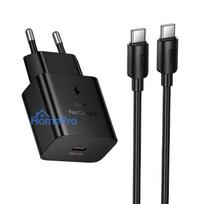 Charger Hoco N76 25W USB-C + USB-C to USB-C cable 1.0m black