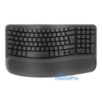 LOGITECH Wave Keys wireless ergonomic keyboard - GRAPHITE - (CH) - 2.4GHZ / BT - N / A - CENTRAL-419 - UNIVERSAL
