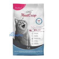 PLATINUM MeatCrisp Sterilised Fish - dry cat food - 3kg