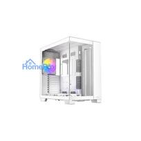 C8 ARGB Full Tower PC White ATX EATX ITX Micro ATX Glass Plastic Steel Glass
