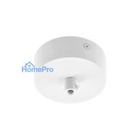 Ceiling lamp base round GTV AE-MA8028-10 (White, 80x28mm)